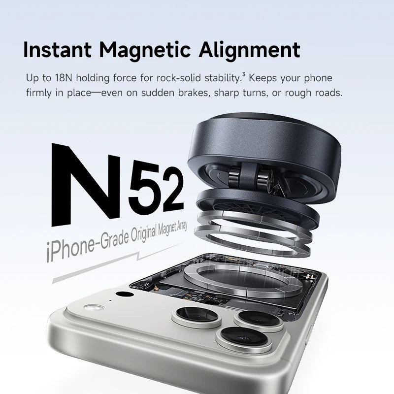 Strong Vacuum Magnetic Car Phone Holde