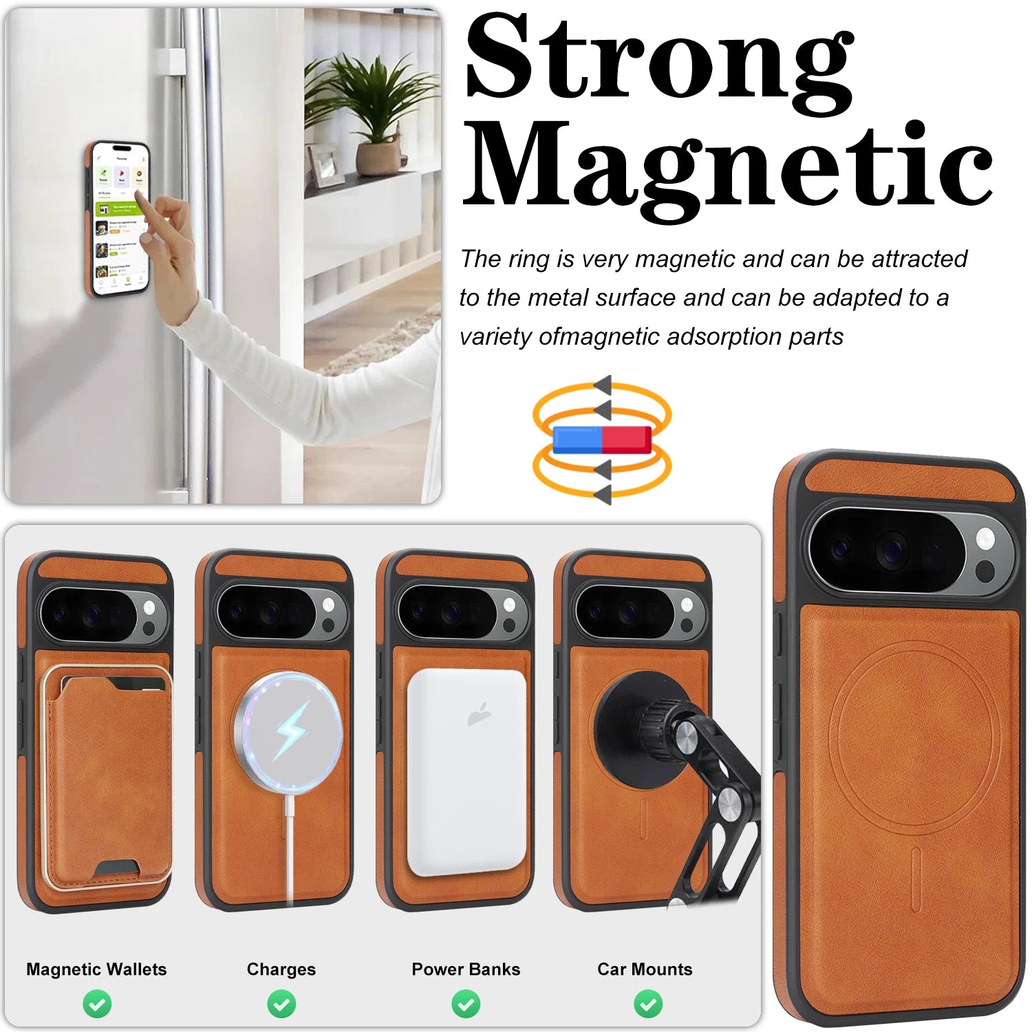 Luxury Business Edition Leather Case for Google Pixel 9 Series