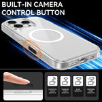 Durable Clear Acrylic MagSafe Case for iPhone 16 Series