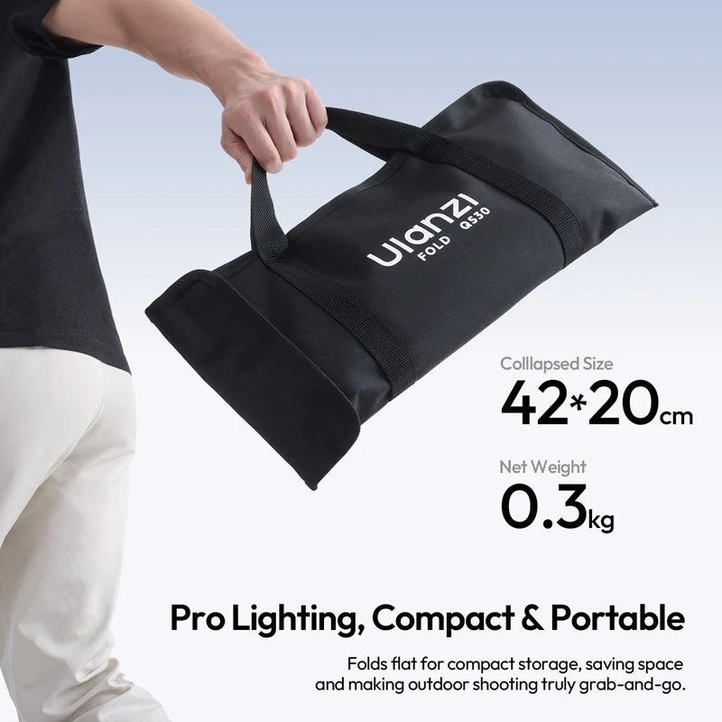 Ulanzi QS30 Foldable 30cm Softbox with Mini Bowens Mount