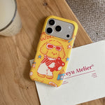Glossy Cartoon Puppy Case for iPhone 17 Series