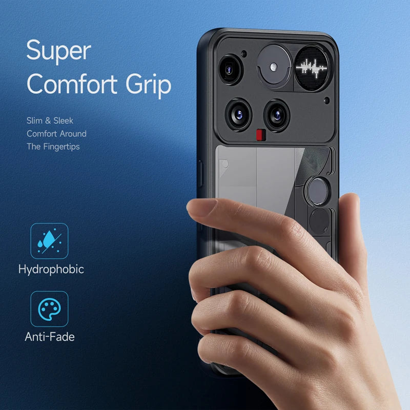 Shockproof Transparent TPU + PC Case with Camera Protection for Nothing Phone 3