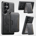 Magnetic Leather Case with Detachable Card Holder for Samsung Galaxy S25 Ultra