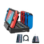 Portable TV Base Docking Station with Video Converter & Joy-Con Charger for Nintendo Switch