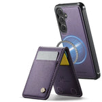 Samsung Galaxy S25 Series Detachable Wallet Case with RFID-Blocking Card Holder