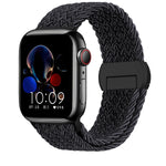Stretchable Braided Solo Loop with Magnetic Closure for Apple Watch