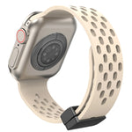 Breathable Magnetic Silicone Sport Strap for Apple Watch