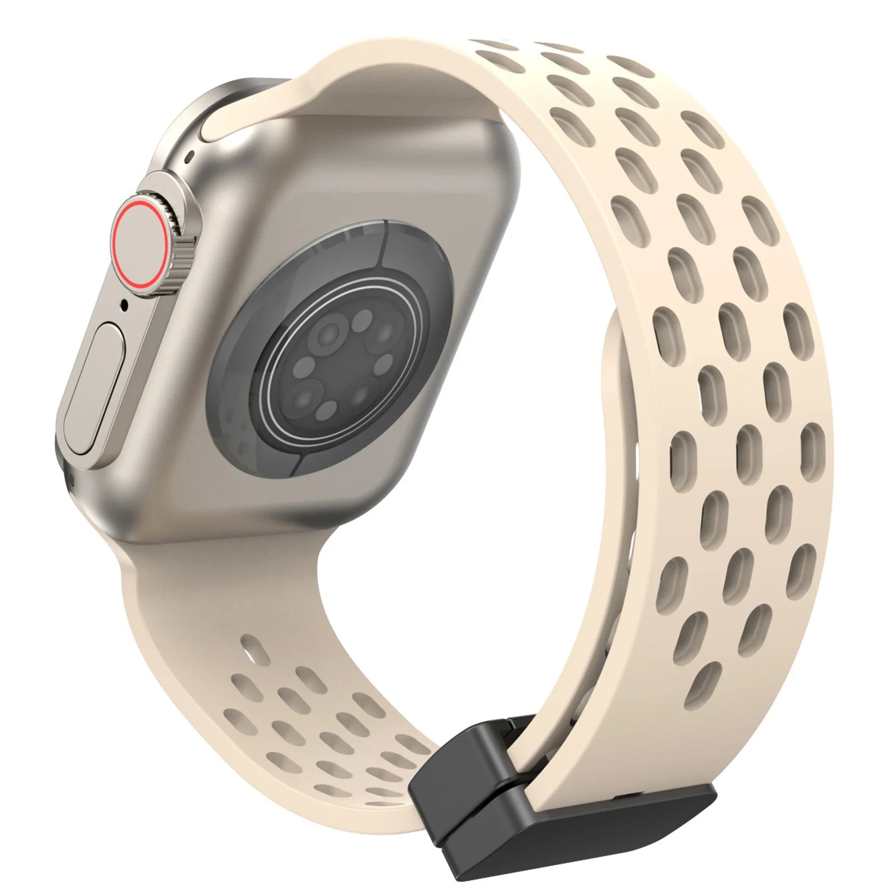 Breathable Magnetic Silicone Sport Strap for Apple Watch