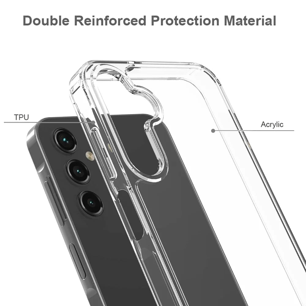 Clear Acrylic Protective Case for Samsung Galaxy A27