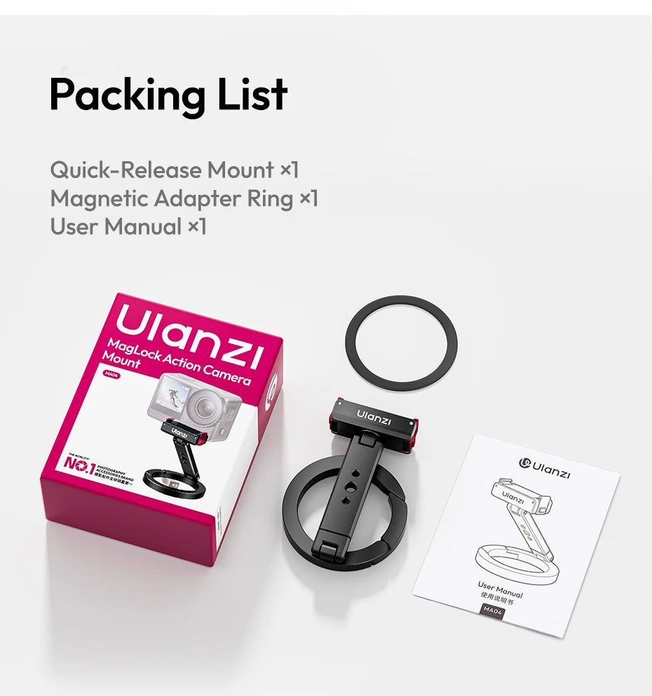 Ulanzi MA04 MagLock Quick Release Magnetic Mount