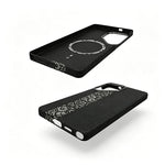 Matte Carbon Fiber Wireless Charging Case with Raised Camera Ring for Samsung Galaxy S26 Ultra