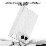 Quilted Hinge Protection Case with Tempered Glass Front Screen for iPhone Duo