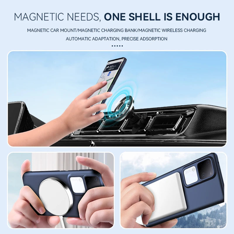 Matte Hard Plastic Ring Stand Shockproof Case for VIVO V30 Series