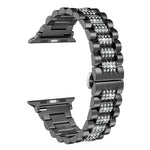 Two-Tone Crystal Link Bracelet Band for Apple Watch