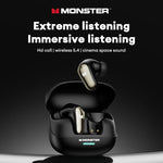 Monster Maxstar MQT52 Bluetooth 5.4 AI Translation Earbuds