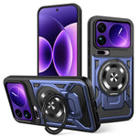 Xiaomi 17 Series Magnetic Armor Case with 360° Rotating Stand Bracket