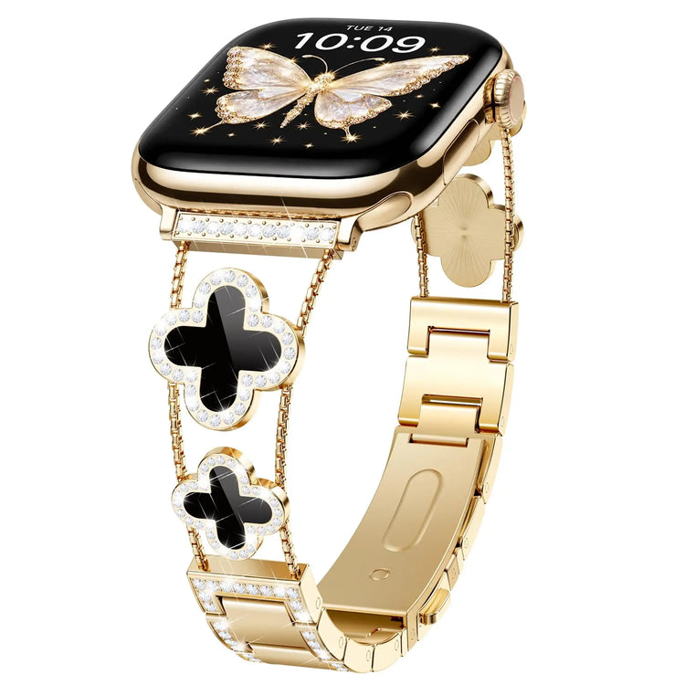 Clover Mother-of-Pearl Rhinestone Band for Apple Watch