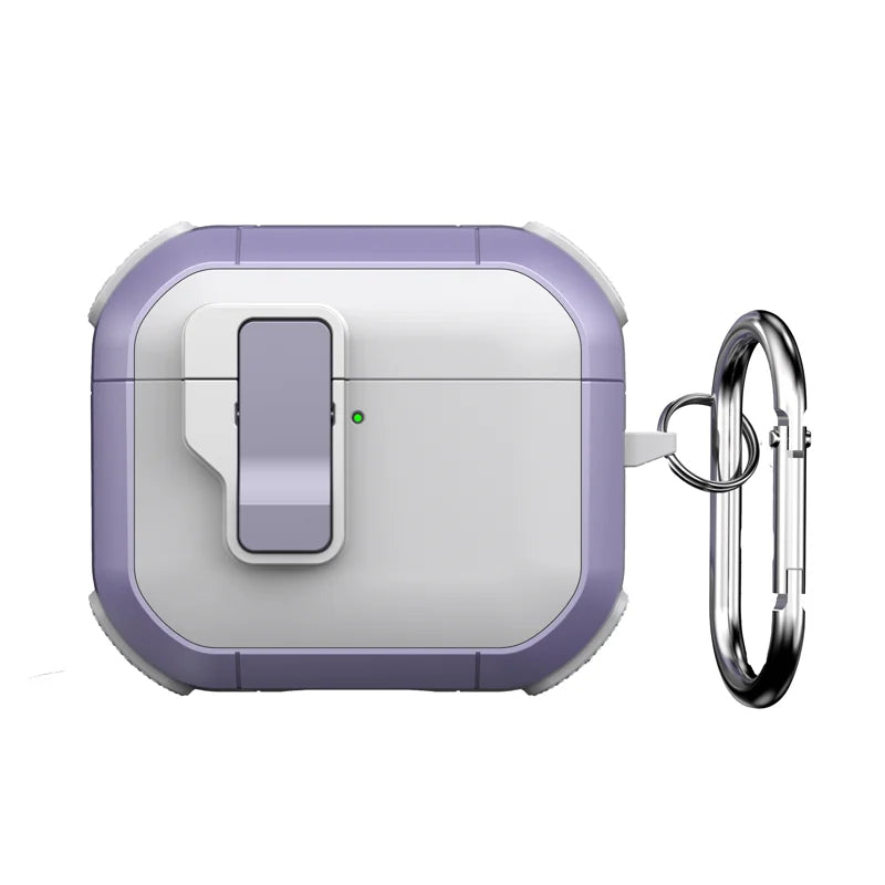 Self-Ejecting Magnetic Headphone Case with Keychain for AirPods Pro 2