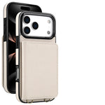 Premium Leather Crossbody Wallet Case with Card Holder & Kickstand for iPhone 17 Series