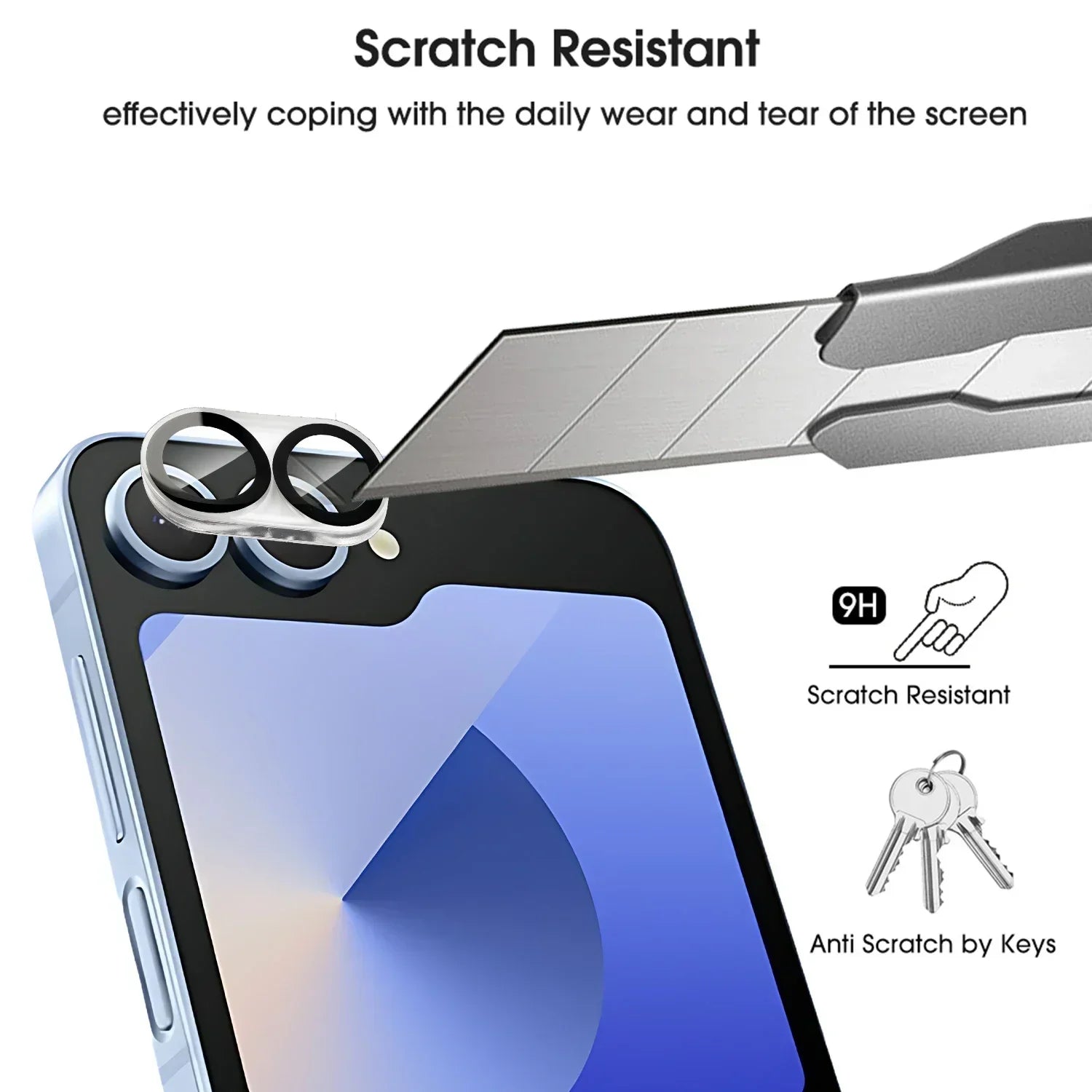 6-Pack Camera Lens Protector for Samsung Galaxy Z Flip 7