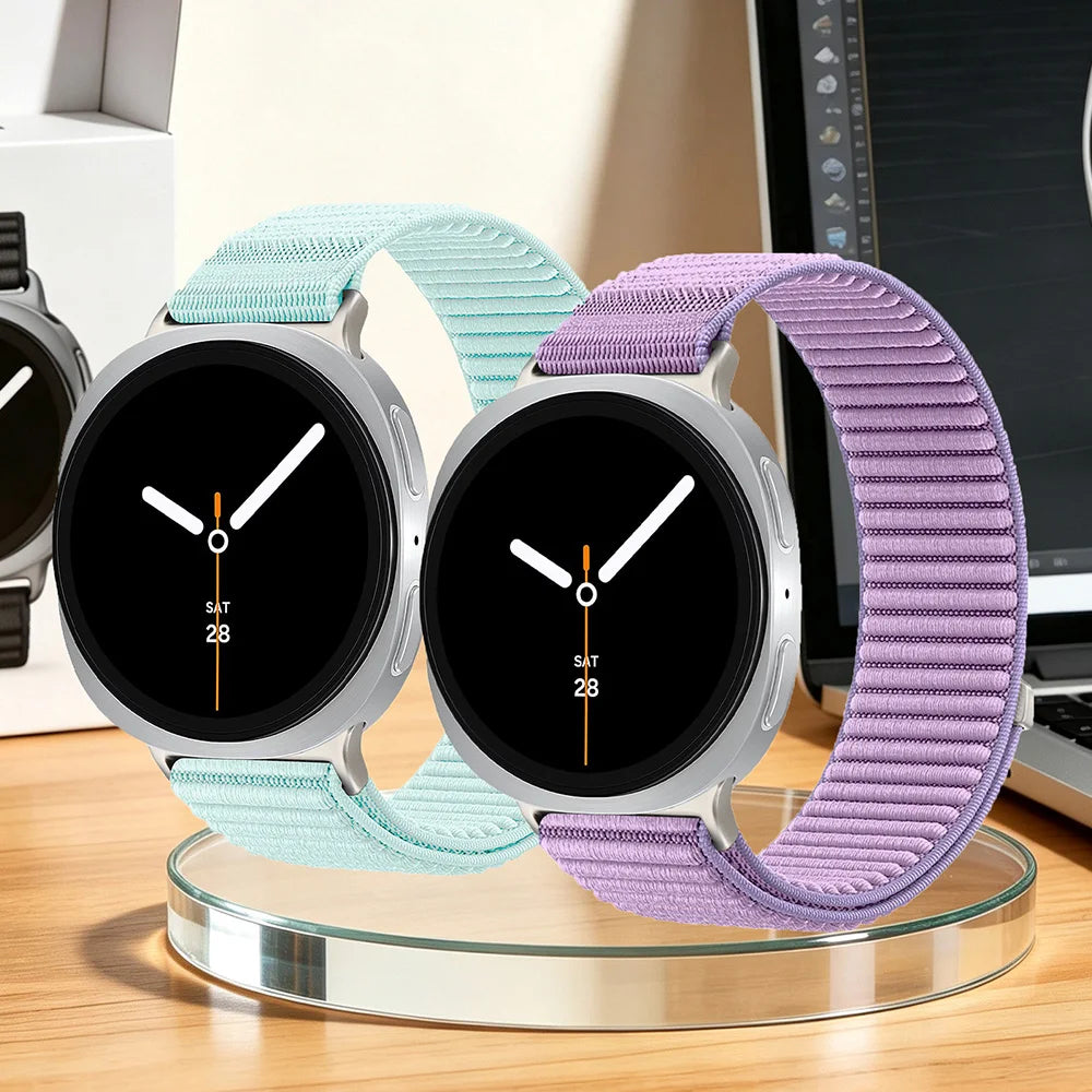 Nylon Watch Band with One-Click Attachment Mechanism for Samsung Galaxy Watch 9