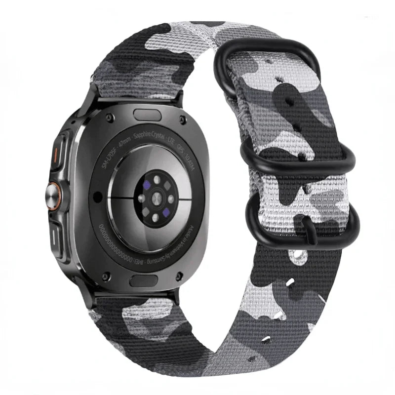 Durable Military Nylon Strap for Samsung Galaxy Watch Ultra