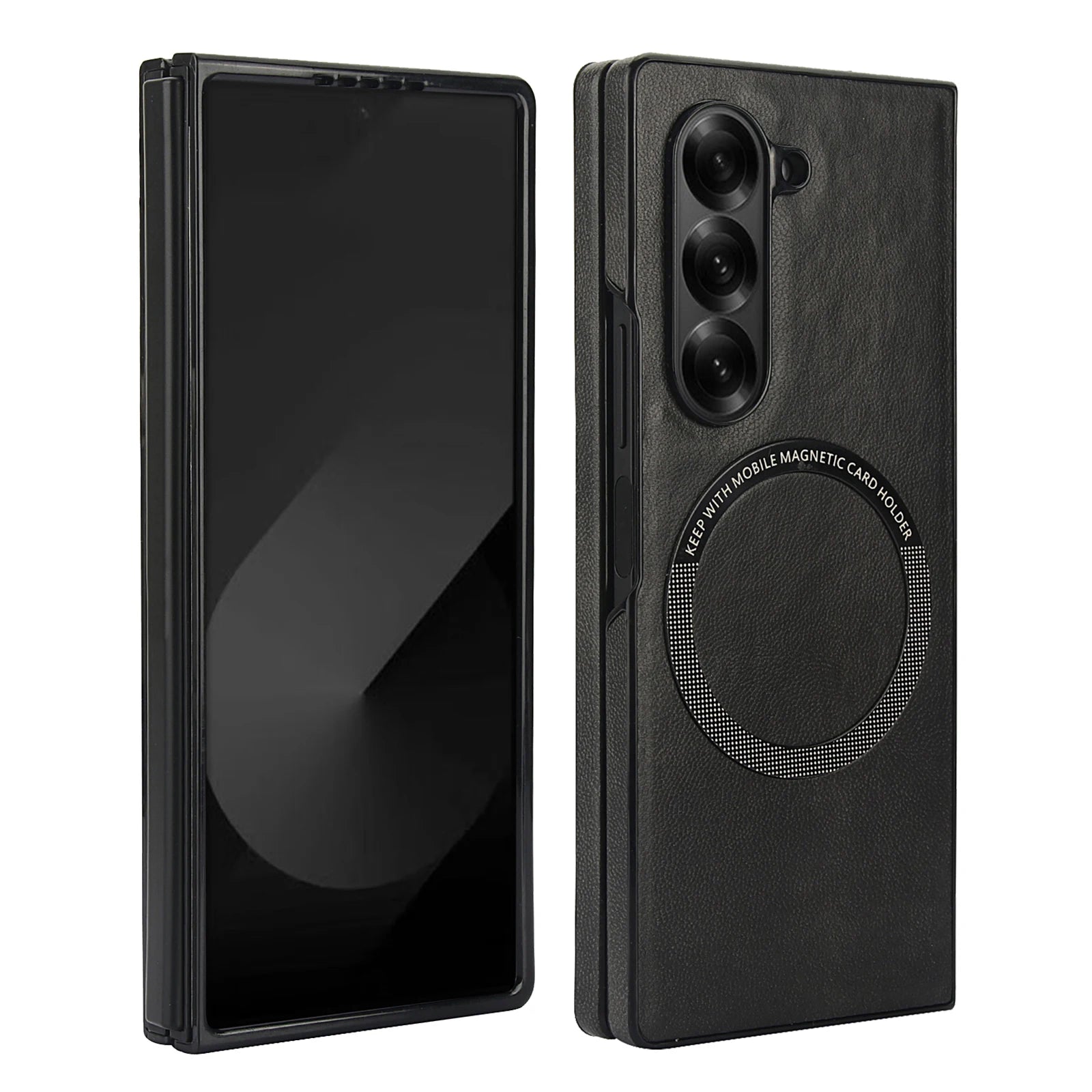 Retro Leather Magnetic Case for Samsung Galaxy Z Fold 6