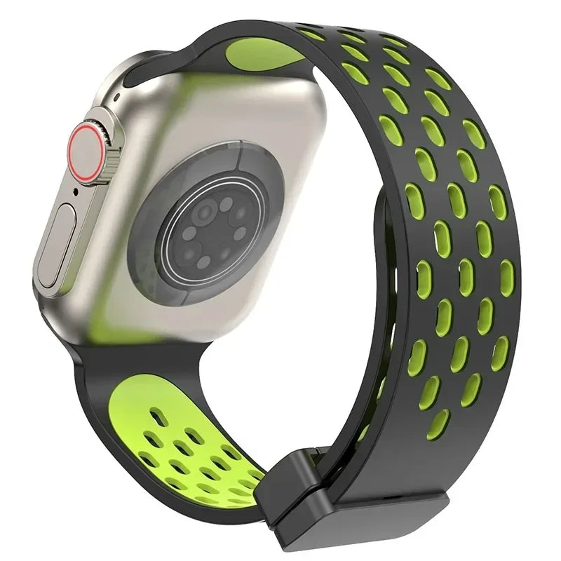 Flexible Silicone Magnetic Strap for Apple Watch