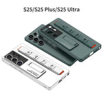 Samsung Galaxy S25 Ultra Slim Case with Wristband & Kickstand Bracket