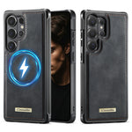 Samsung Galaxy S26 Series Magnetic Leather Phone Case
