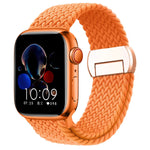 Stretchable Braided Solo Loop with Magnetic Closure for Apple Watch