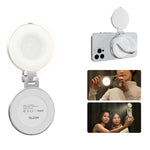 TELESIN Magnetic Fill Light with Built-in Makeup Mirror