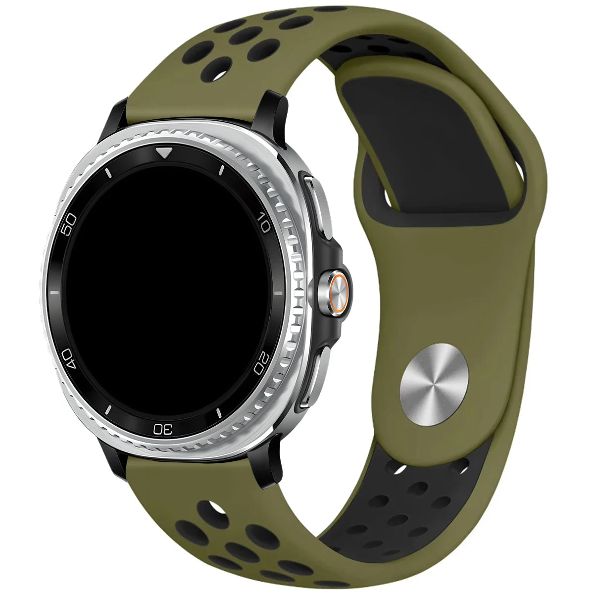 Dual Color Soft Silicone Sport Band for Samsung Galaxy Watch 8 & Galaxy Watch 8 Classic