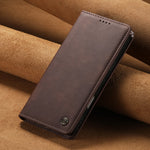 Samsung Galaxy S26 Series Leather Wallet Case with RFID Blocking