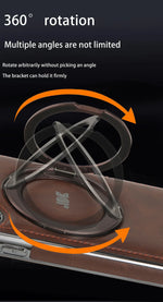 Shockproof Magnetic Leather Case with Kickstand for Samsung Galaxy S24 Series