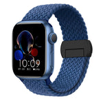 Stretchable Braided Solo Loop with Magnetic Closure for Apple Watch