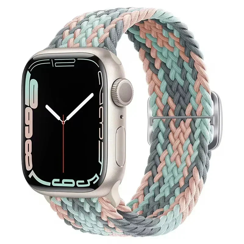 Stretchable Braided Loop Band for Apple Watch