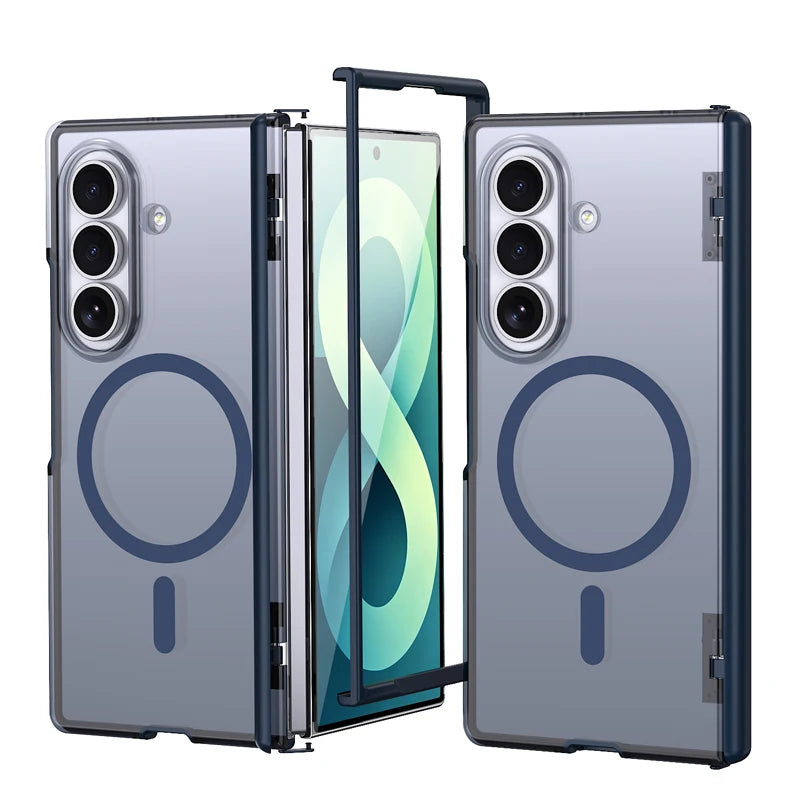Shockproof Transparent Hinge Protection Case for Samsung Galaxy Z Fold 8 Ultra