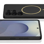 Ultra-Thin Magnetic Metallic Leather Case for Samsung Galaxy S25 Ultra