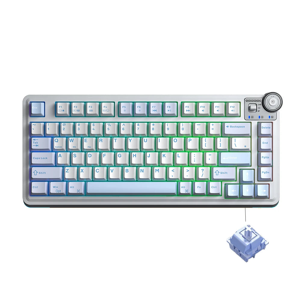 AULA AU75 Hot-Swappable Mechanical Keyboard
