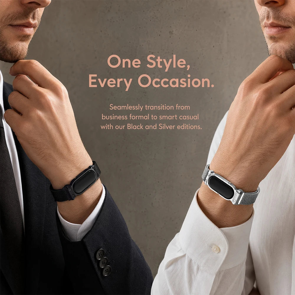 Magnetic Milanese Mesh Band for Google Fitbit Air