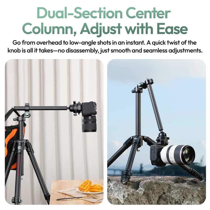 Ulanzi JJ05 GlideGo Carbon Fiber Tripod