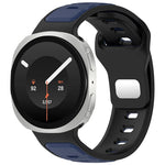 Dual-Color Perforated Sport Watch Band with Quick-Release Lugs for Samsung Galaxy Watch 9
