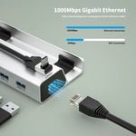 Aluminum 6-in-1 Hub Docking Station for Steam Deck