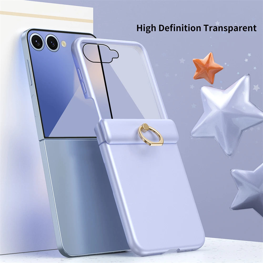 Elegant Matte Plating Shockproof Case for Samsung Galaxy Z Flip 7