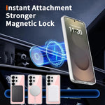 Shockproof Transparent Magnetic Case for Samsung Galaxy S26 Series