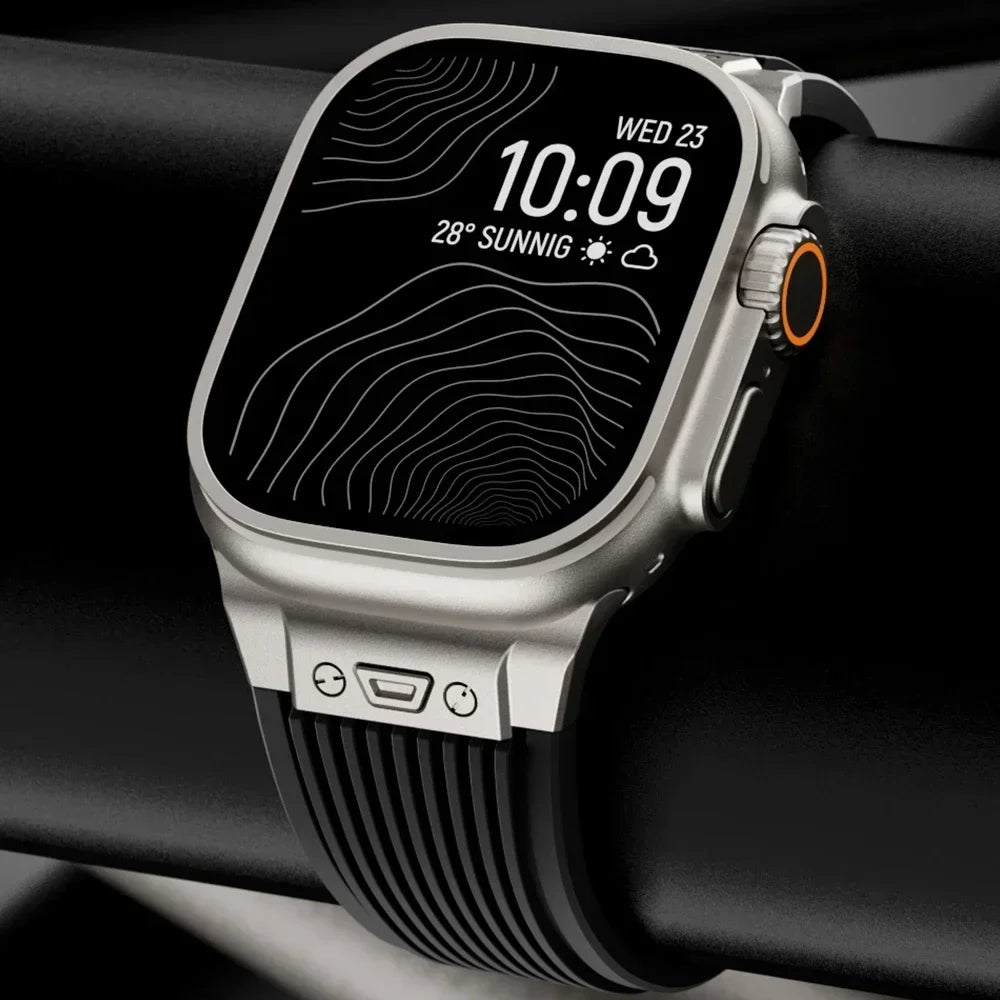Durable Liquid Silicone Strap for Apple Watch