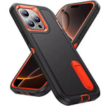 3-in-1 Hybrid Military-Grade Anti-Shock Case with Hard PC for iPhone 15 Series