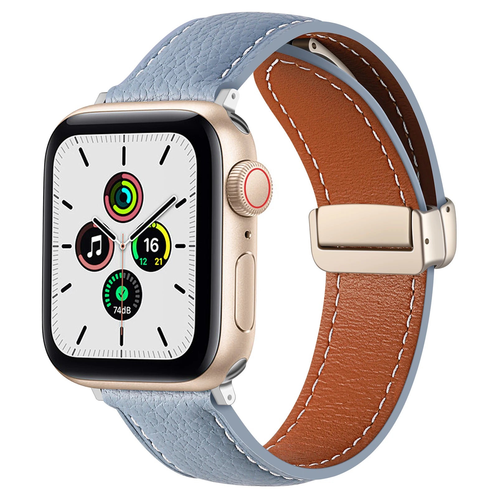 Premium Leather Bracelet Strap for Apple Watch