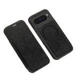 Google Pixel 10 Series Magnetic Leather Flip Case with Card Slot
